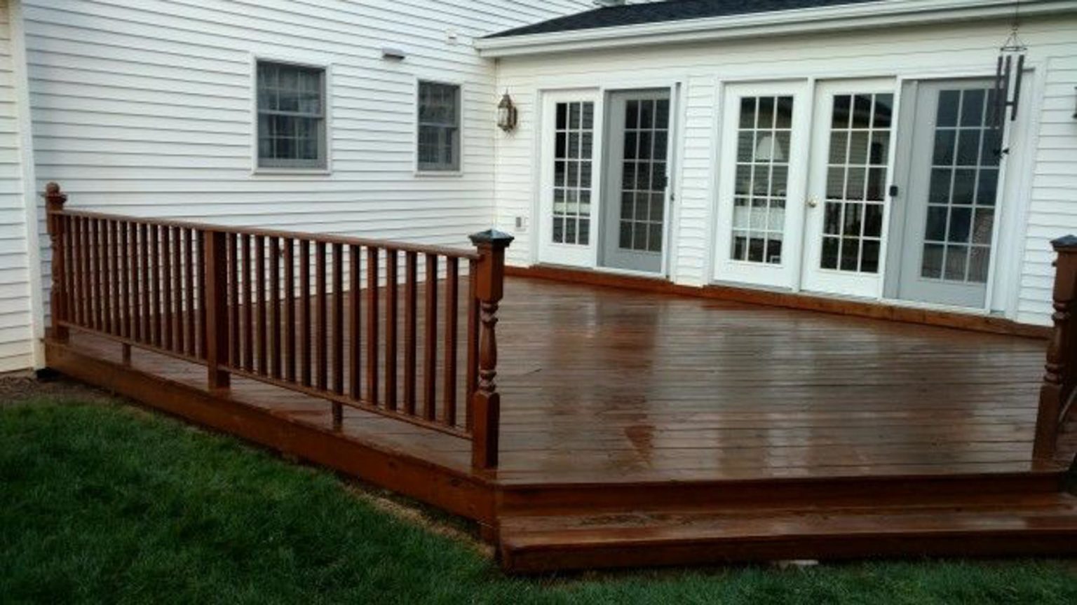When is the best time to power wash your deck?