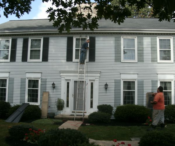House Exterior Painting Before & After